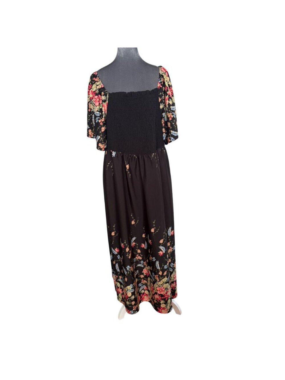 Bloomchic Womens Plus Size Floral Maxi Dress Size 22/24